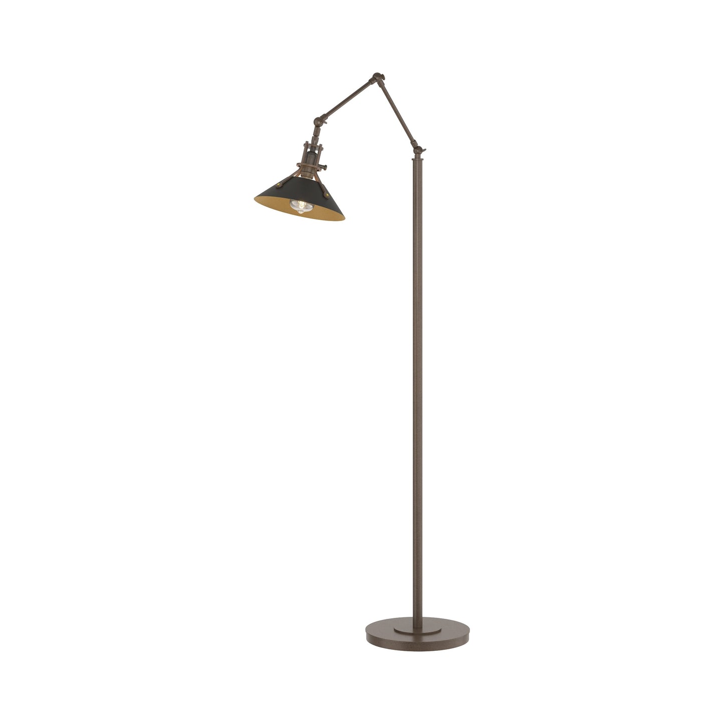 Henry Floor Lamp in Bronze/Black.