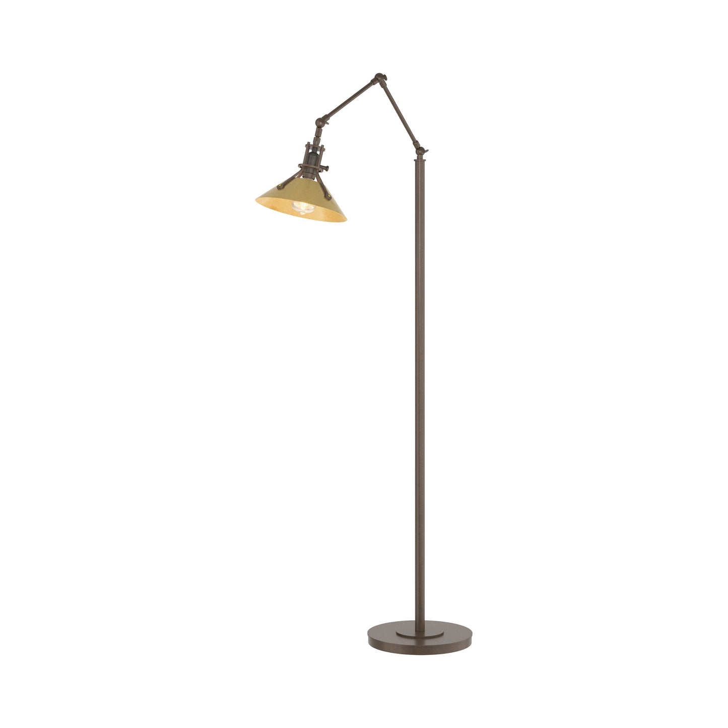 Henry Floor Lamp in Bronze/Modern Brass.