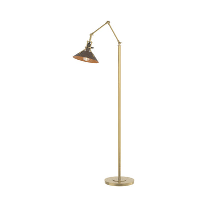 Henry Floor Lamp in Modern Brass/Bronze.