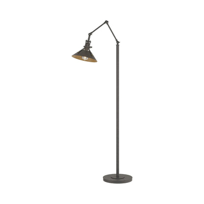 Henry Floor Lamp in Natural Iron/Oil Rubbed Bronze.