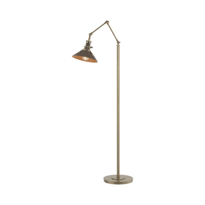 Henry Floor Lamp in Soft Gold/Bronze.