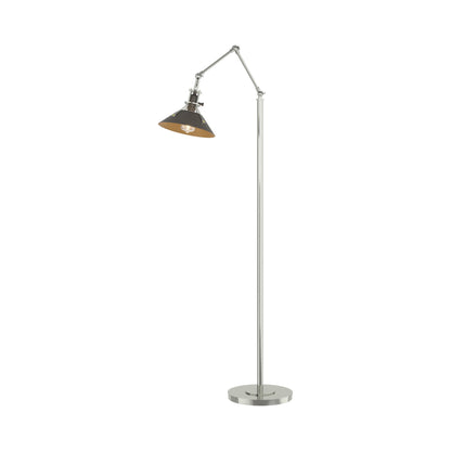 Henry Floor Lamp in Sterling/Dark Smoke.