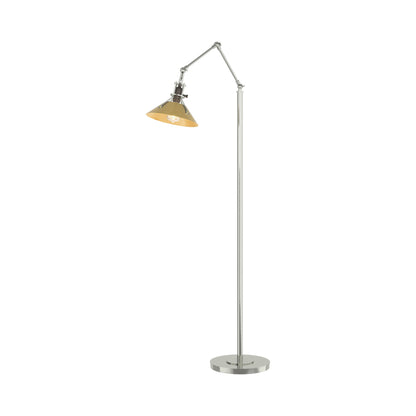 Henry Floor Lamp in Sterling/Modern Brass.