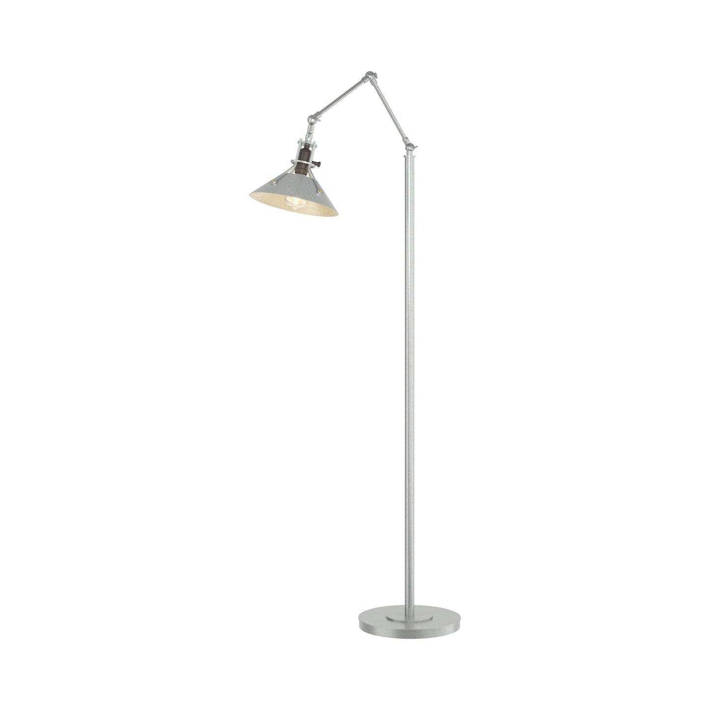 Henry Floor Lamp in Vintage Platinum/Vintage Platinum.
