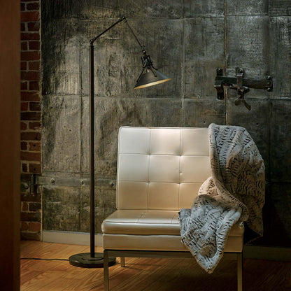 Henry Floor Lamp in living room.