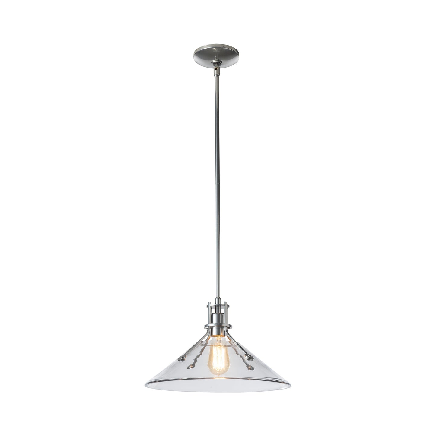 Henry Glass Shade Pendant Light in Detail.