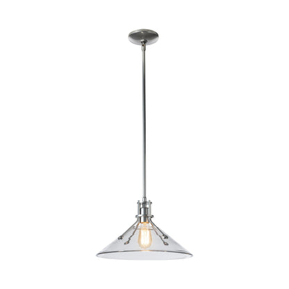 Henry Glass Shade Pendant Light in Detail.