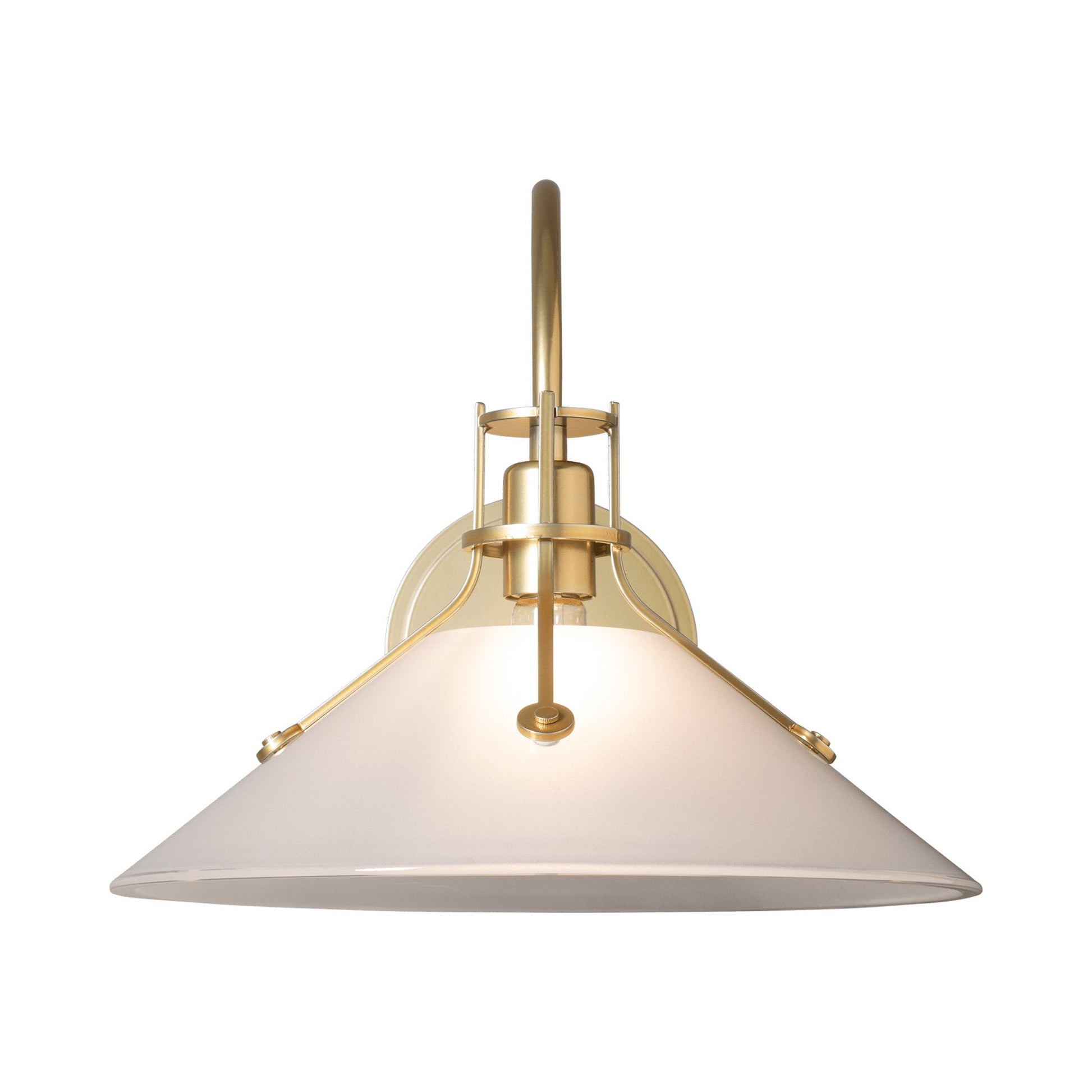 Henry Glass Shade Wall Light.