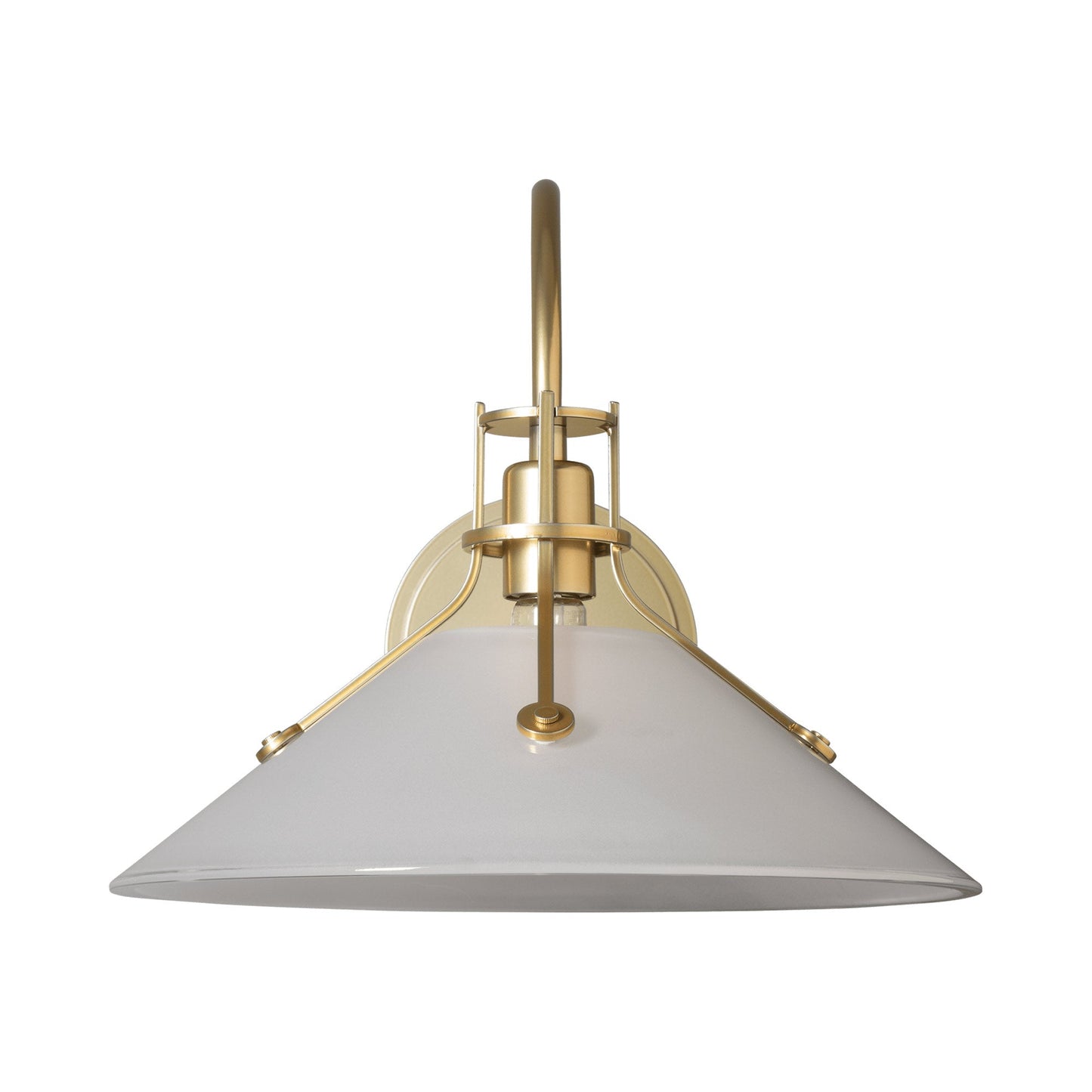 Henry Glass Shade Wall Light in Detail.