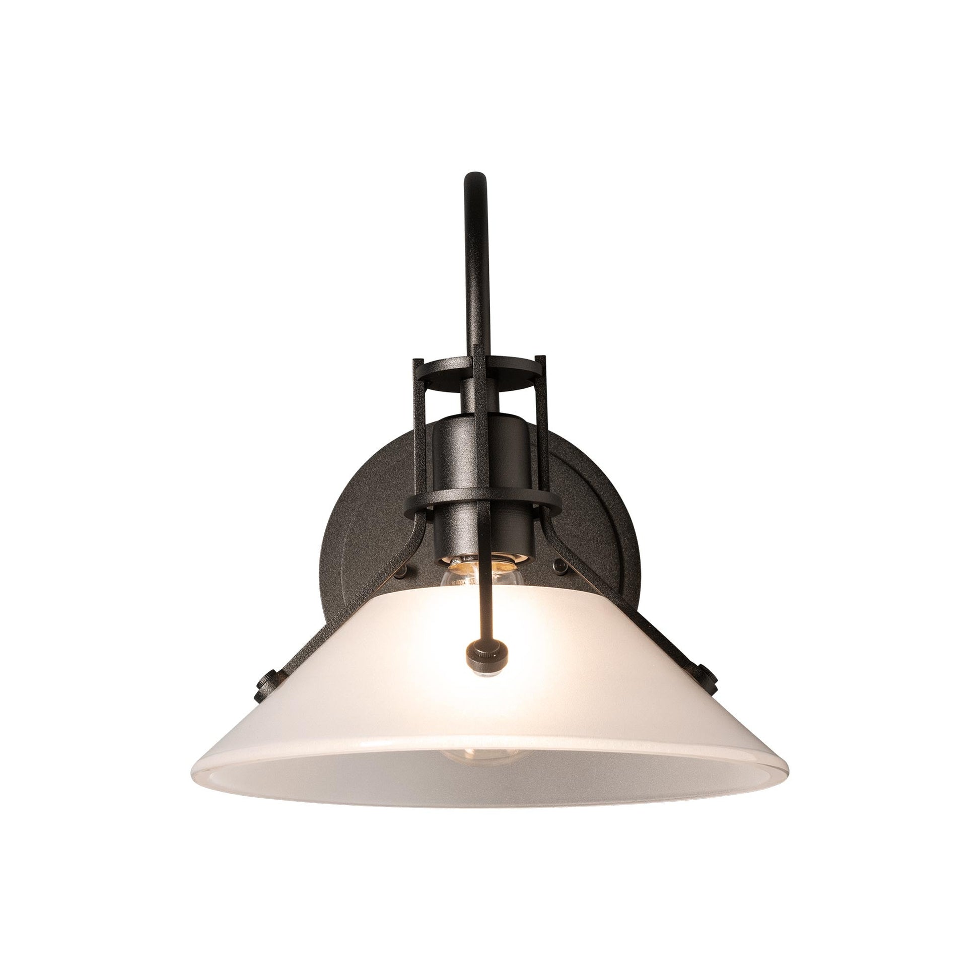 Henry Glass Shade Wall Light in Detail.