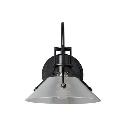 Henry Steel Shade Wall Light in Detail.
