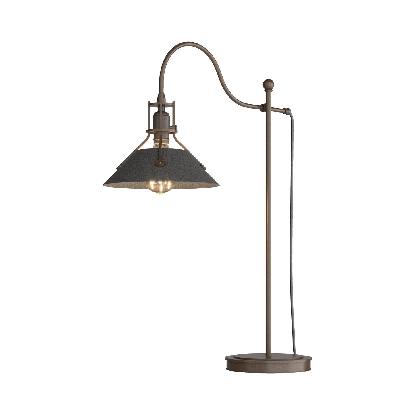 Henry Table Lamp in Bronze/Natural Iron.