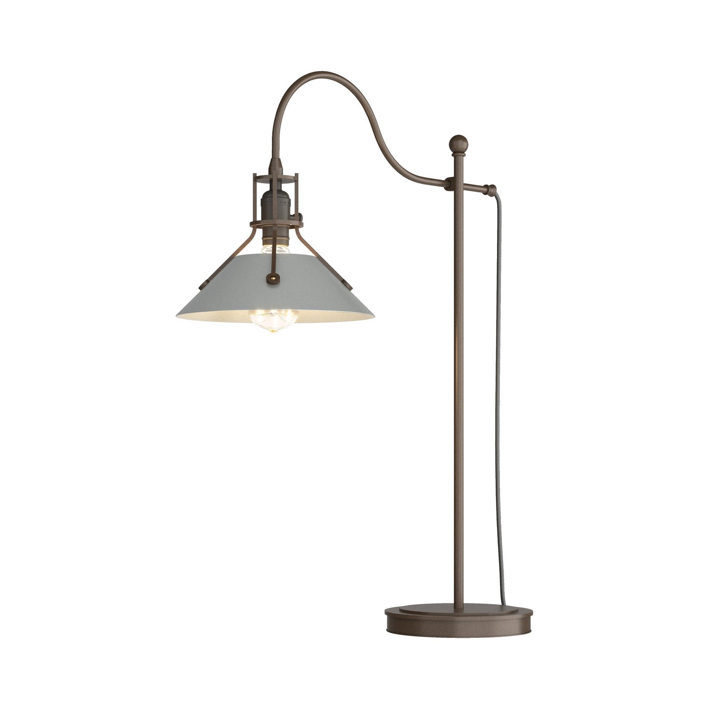 Henry Table Lamp in Bronze/Vintage Platinum.