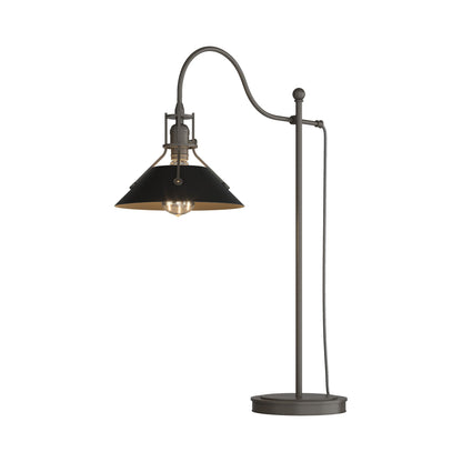 Henry Table Lamp in Dark Smoke/Black.