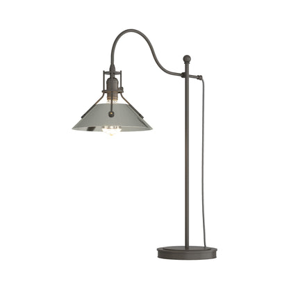 Henry Table Lamp in Dark Smoke/Sterling.