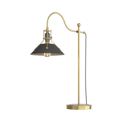 Henry Table Lamp in Modern Brass/Natural Iron.