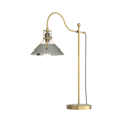 Henry Table Lamp in Modern Brass/Sterling.