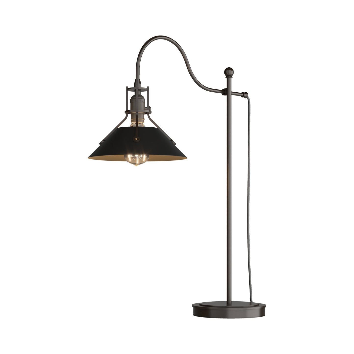 Henry Table Lamp in Oil Rubbed Bronze/Black.