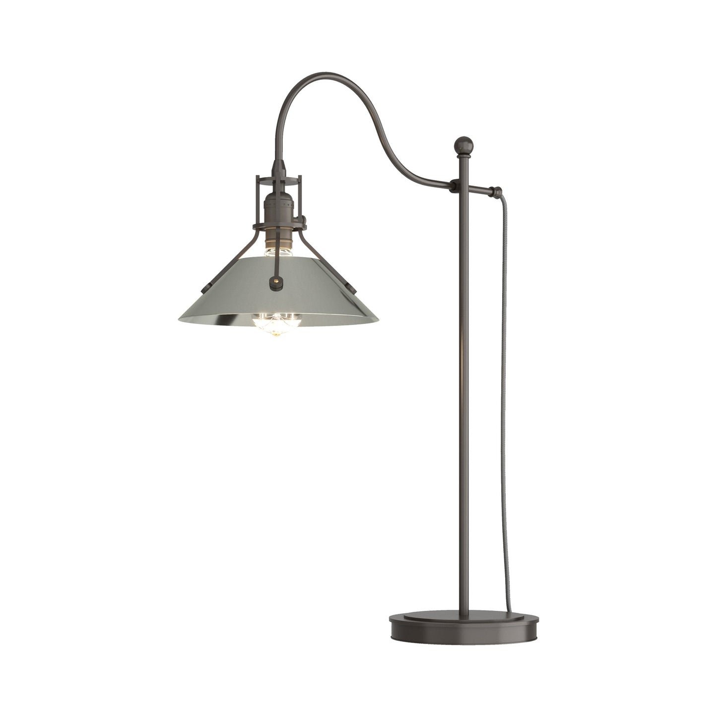 Henry Table Lamp in Oil Rubbed Bronze/Sterling.