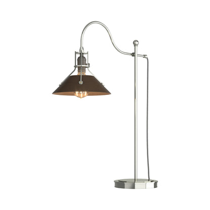 Henry Table Lamp in Sterling/Bronze.