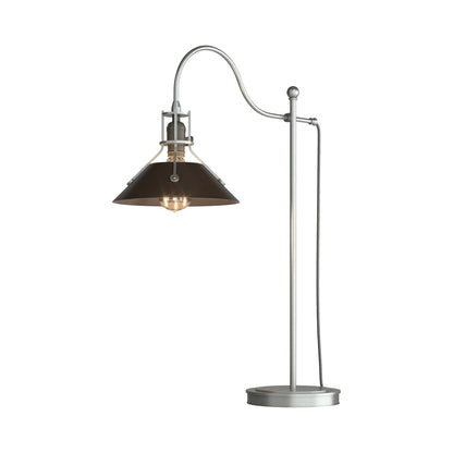 Henry Table Lamp in Vintage Platinum/Oil Rubbed Bronze.