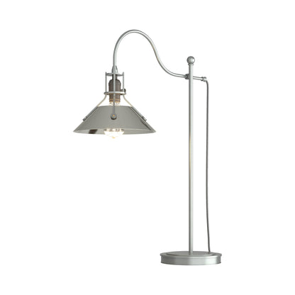 Henry Table Lamp in Vintage Platinum/Sterling.