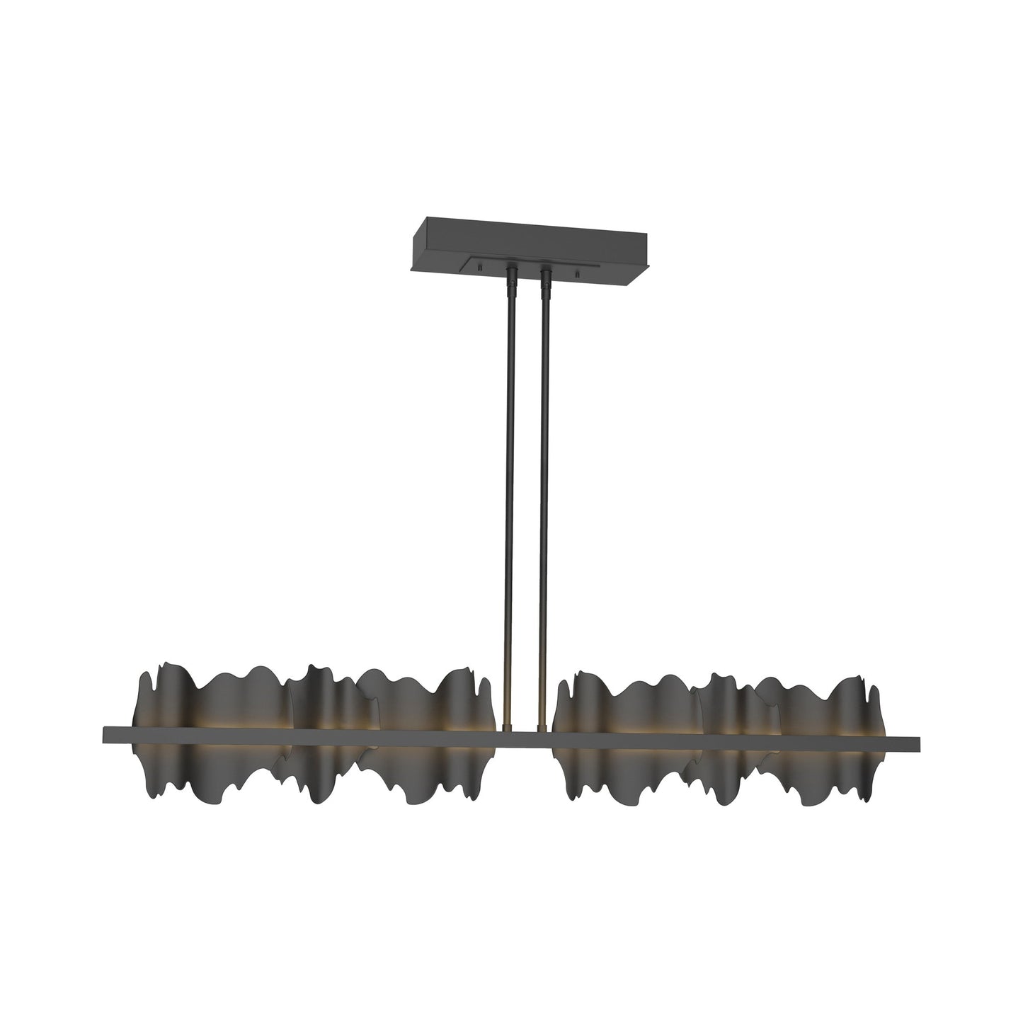 Hildene LED Pendant Light in Black/Black.