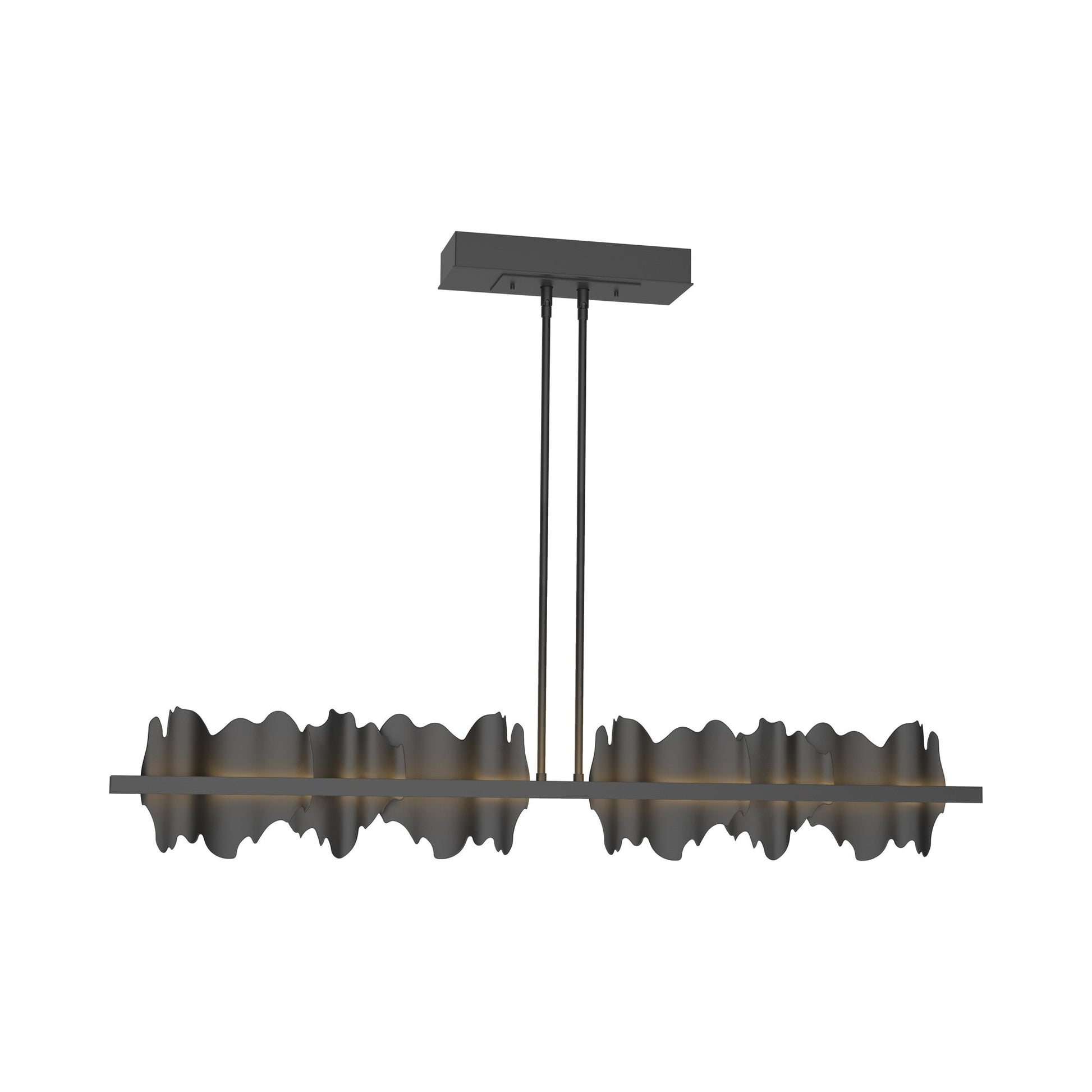 Hildene LED Pendant Light in Black/Black.