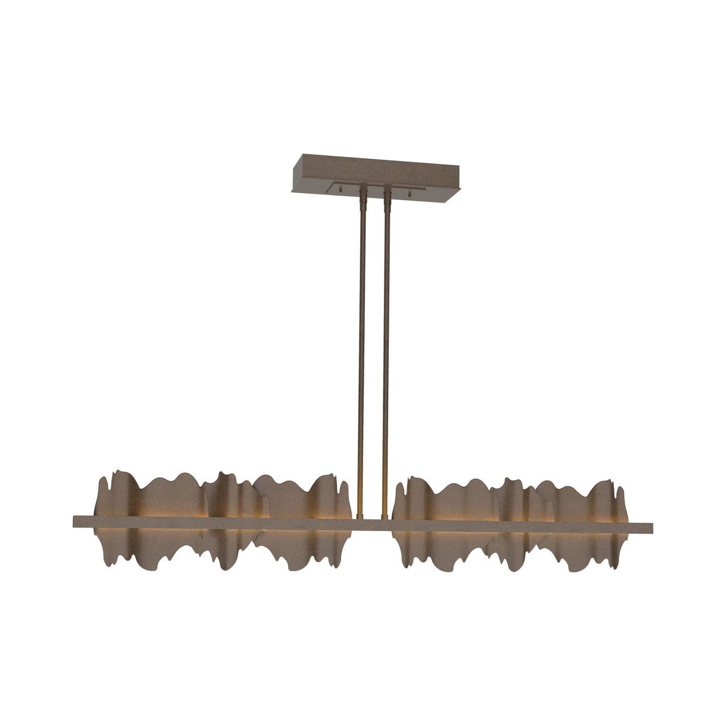 Hildene LED Pendant Light in Bronze/Bronze.