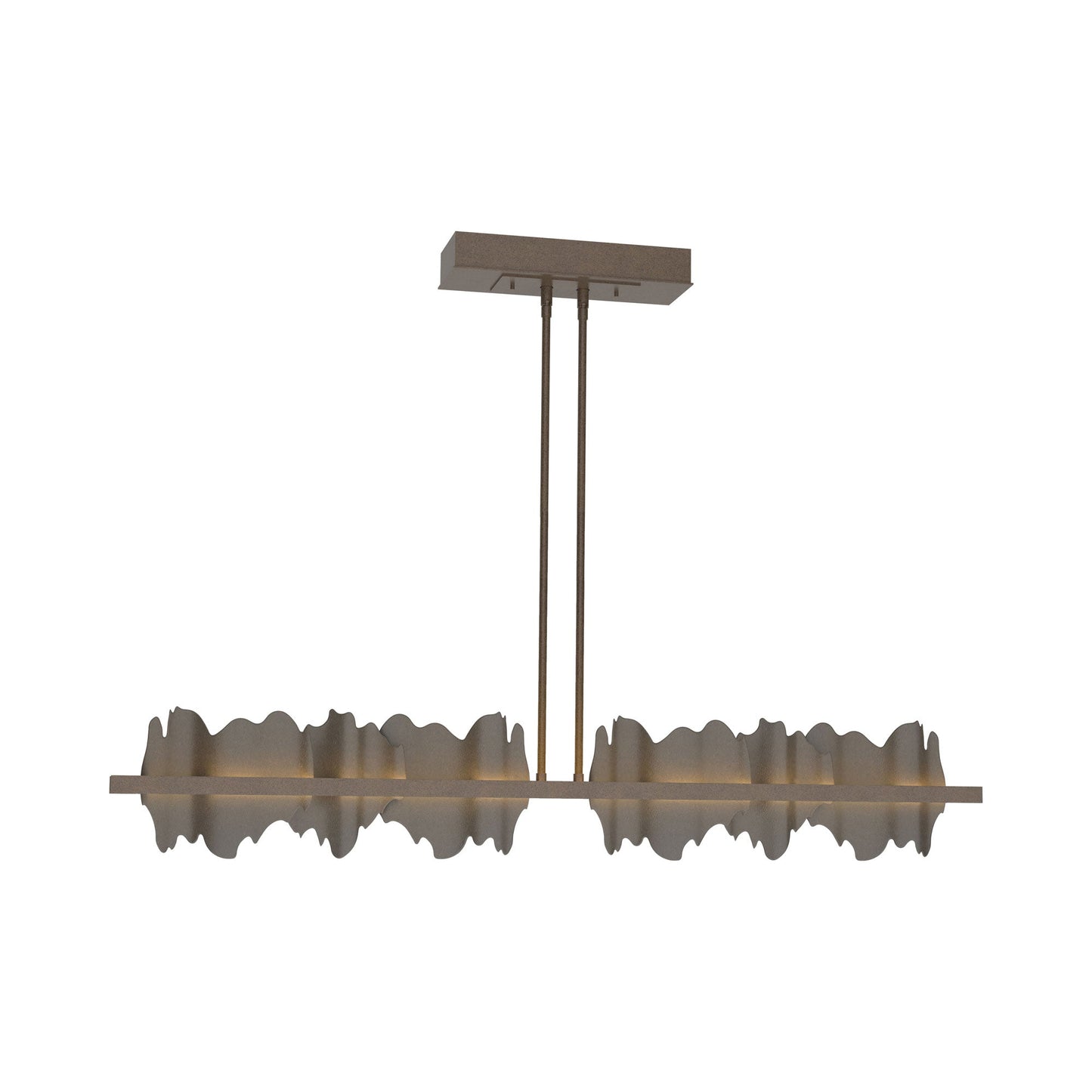 Hildene LED Pendant Light in Bronze/Dark Smoke.