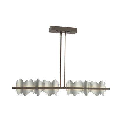 Hildene LED Pendant Light in Bronze/Vintage Platinum.