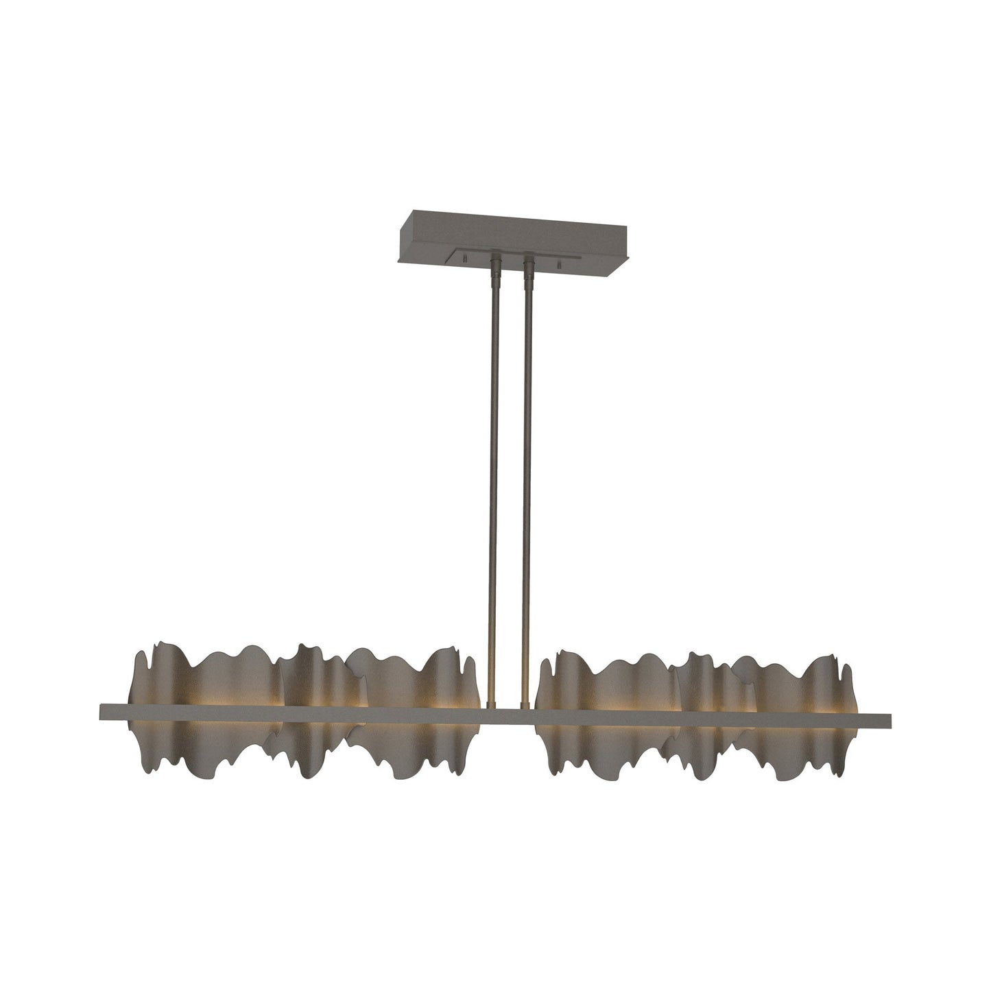 Hildene LED Pendant Light in Dark Smoke/Dark Smoke.