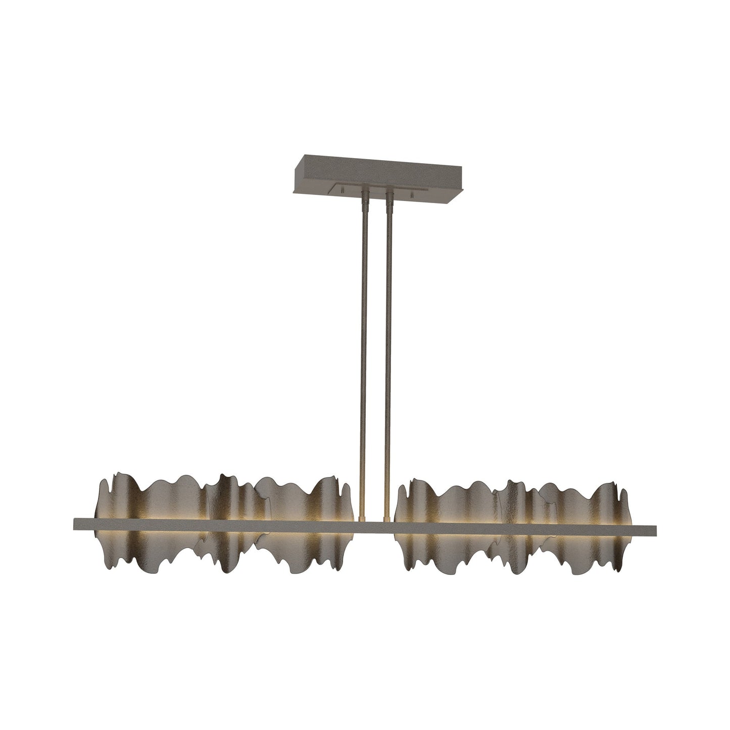 Hildene LED Pendant Light in Dark Smoke/Oil Rubbed Bronze.