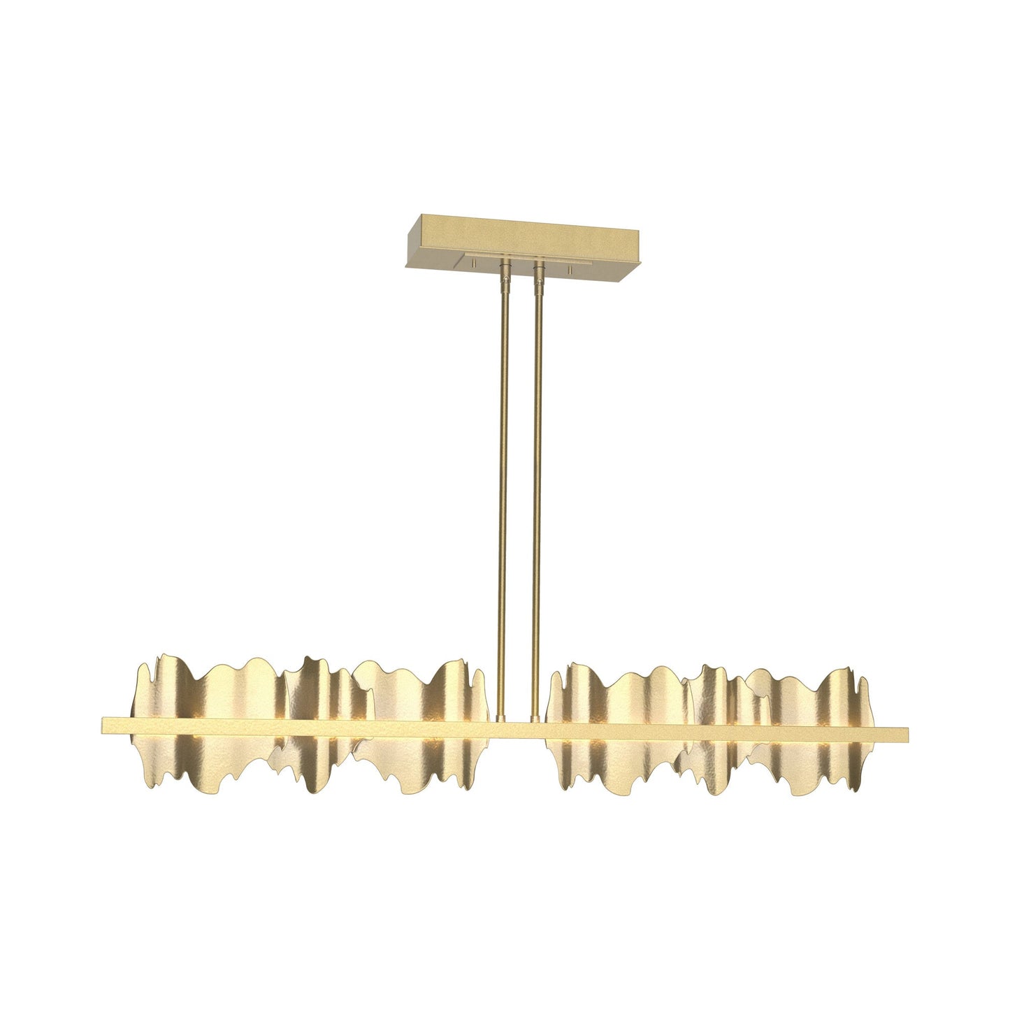 Hildene LED Pendant Light in Modern Brass/Modern Brass.