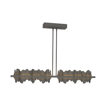 Hildene LED Pendant Light in Natural Iron/Natural Iron.