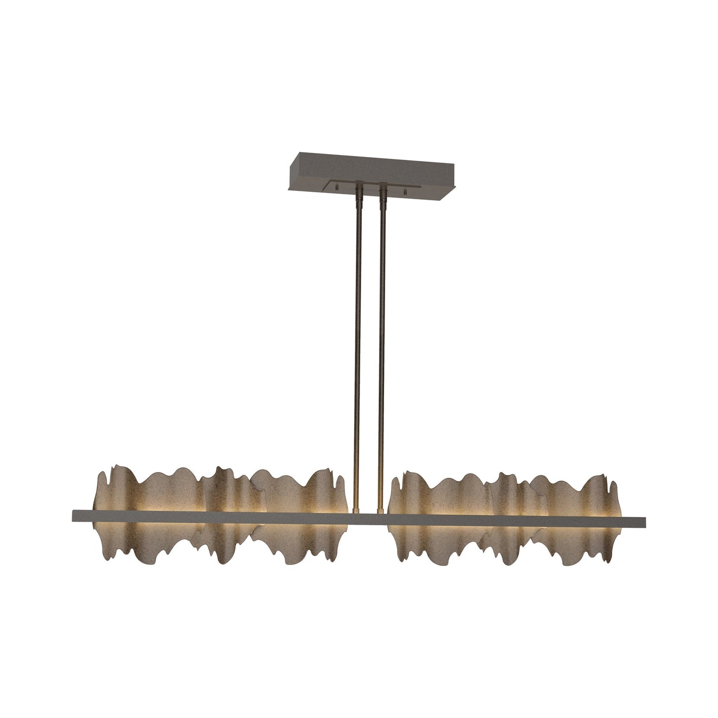 Hildene LED Pendant Light in Oil Rubbed Bronze/Bronze.