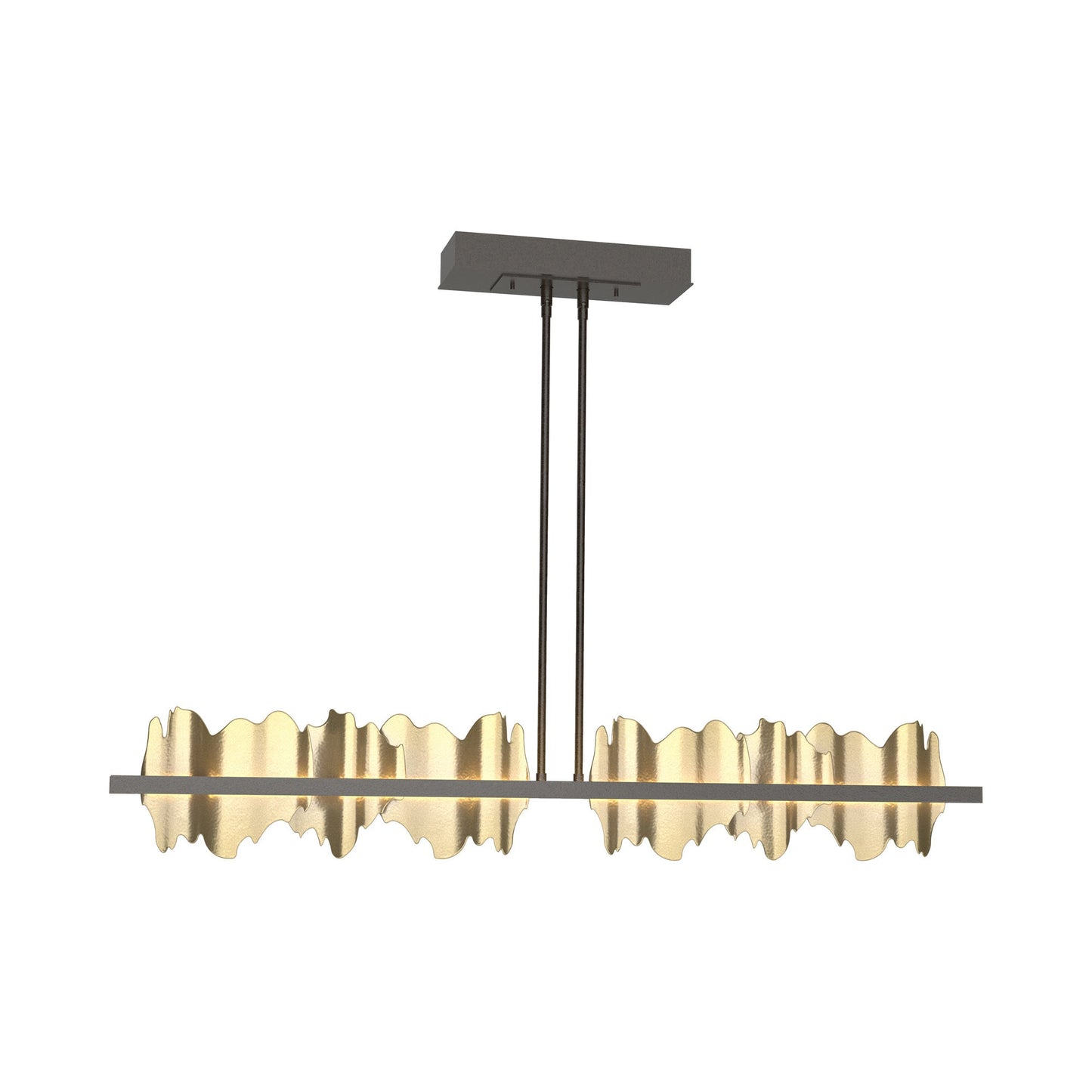 Hildene LED Pendant Light in Oil Rubbed Bronze/Modern Brass.