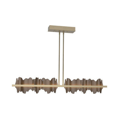 Hildene LED Pendant Light in Soft Gold/Bronze.