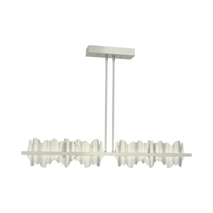 Hildene LED Pendant Light in Sterling/Sterling.