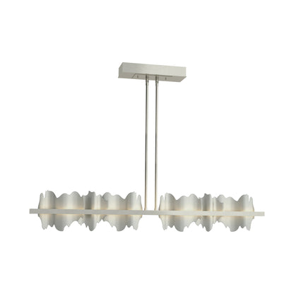 Hildene LED Pendant Light in Sterling/Vintage Platinum.