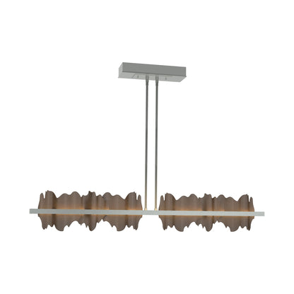 Hildene LED Pendant Light in Vintage Platinum/Bronze.