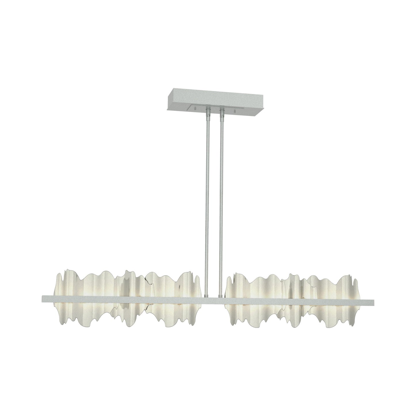 Hildene LED Pendant Light in Vintage Platinum/Sterling.