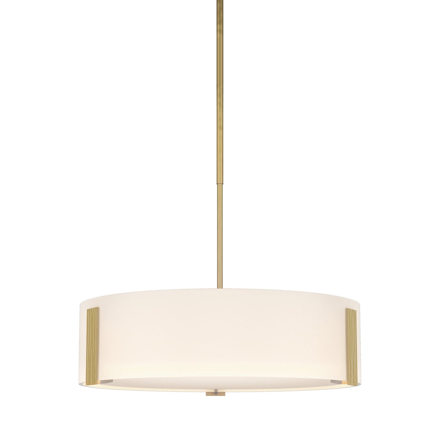 Impressions Pendant Light in Modern Brass.