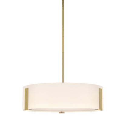 Impressions Pendant Light in Modern Brass.