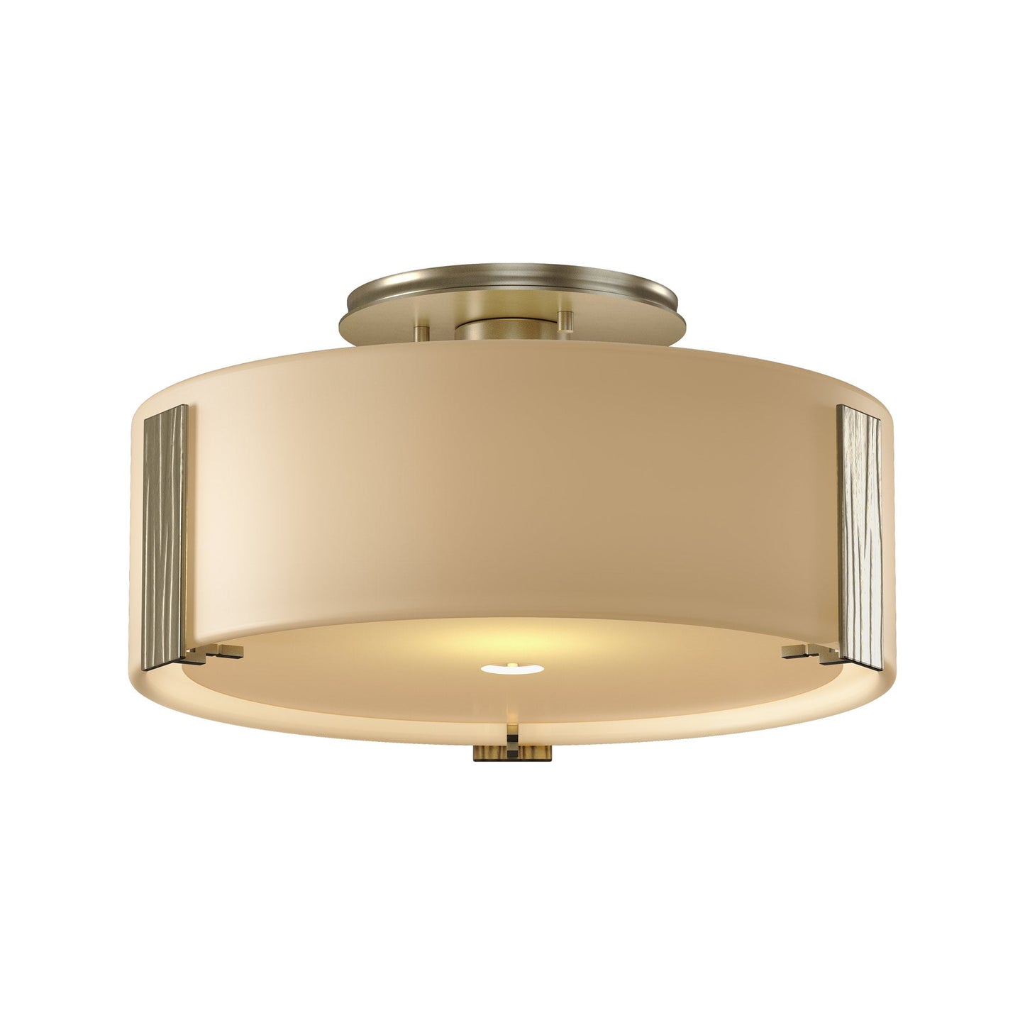 Impressions Semi Flush Mount Ceiling Light in Soft Gold (Medium).