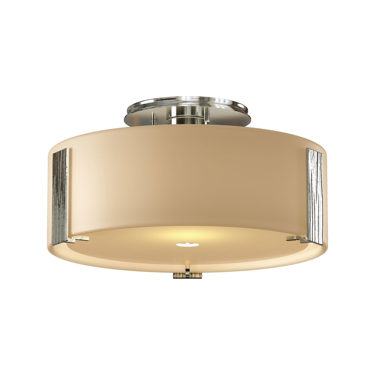 Impressions Semi Flush Mount Ceiling Light in Sterling (Medium).