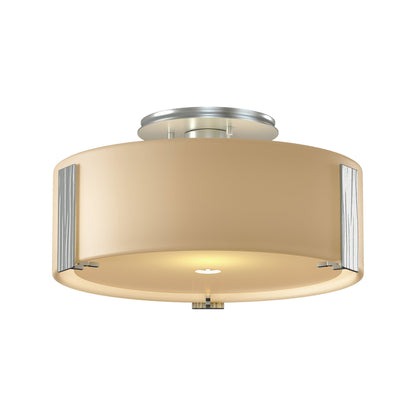 Impressions Semi Flush Mount Ceiling Light in Vintage Platinum (Medium).
