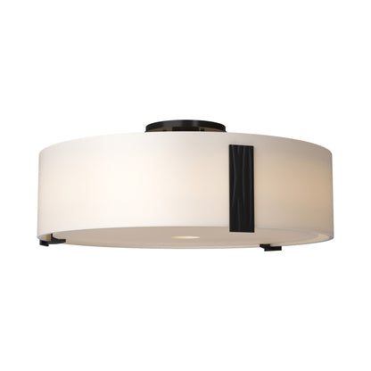 Impressions Semi Flush Mount Ceiling Light in Black (Large).
