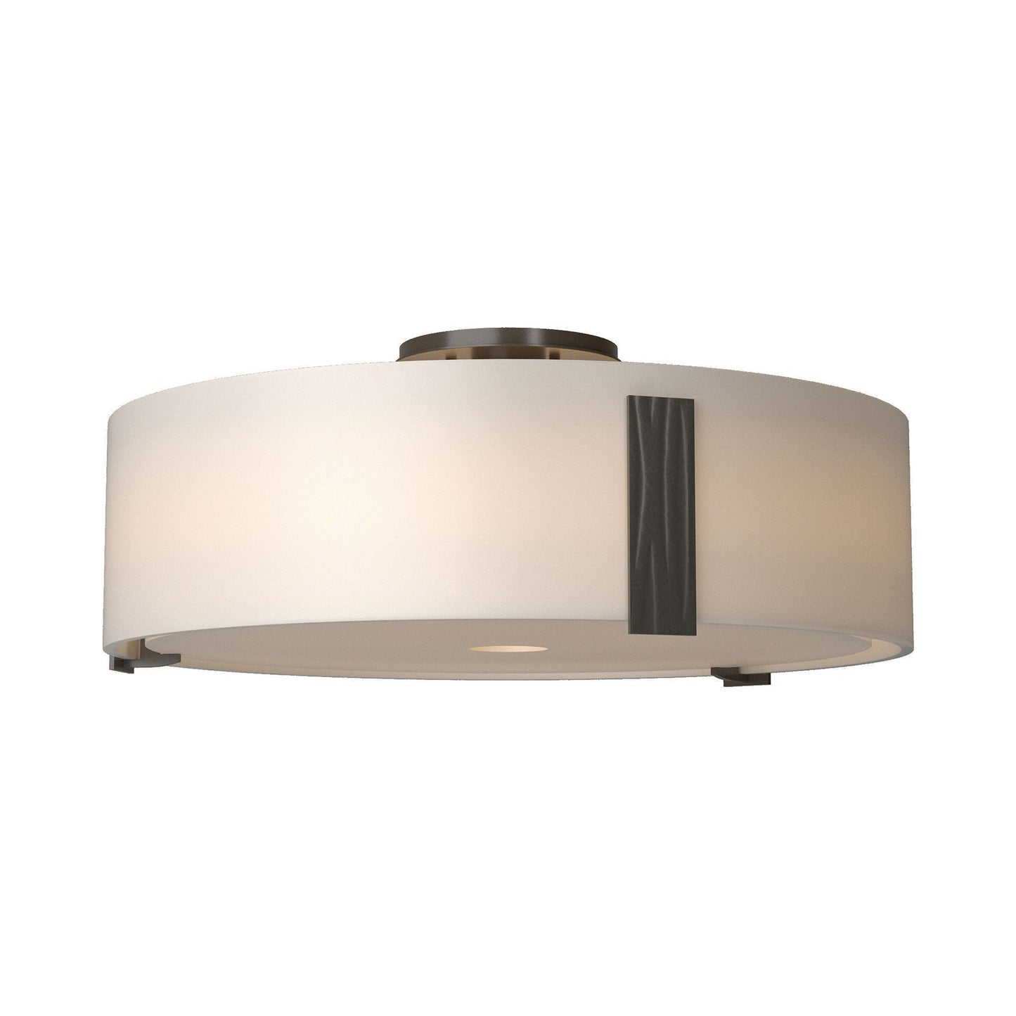 Impressions Semi Flush Mount Ceiling Light in Bronze (Large).