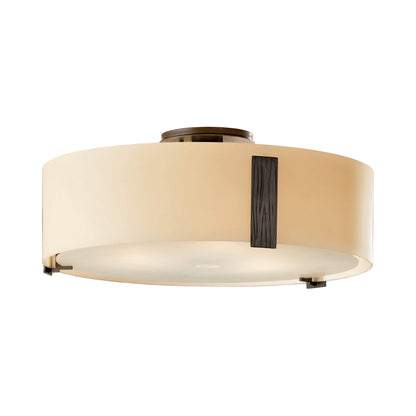 Impressions Semi Flush Mount Ceiling Light in Dark Smoke (Large).